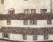 Faqade of a House (mk12) Egon Schiele